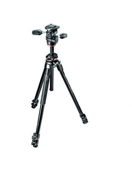 Treppiede Manfrotto MK290DUA3 3W SERIE 290 Kit Dual con Testa 3 Vie Bl