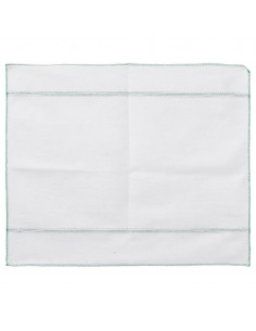 Panni per Pavimento 50 pz Righe Bianche e Verdi 50x60 cm