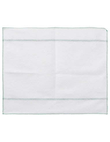 Panni per Pavimento 50 pz Righe Bianche e Verdi 50x60 cm