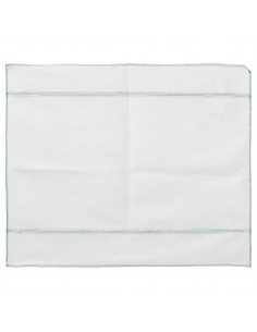 Panni per Pavimento 5pz Righe Bianche e Verdi 50x60 cm