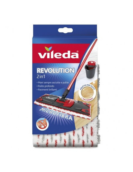 Panno pavimento Vileda 132174 SUPER MOCIO Ricambio Revolution 2 in 1