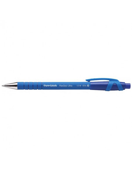 Papermate Flexgrip Ultra Blu Penna a sfera retrattile a clip Medio 12 pezzo(i)