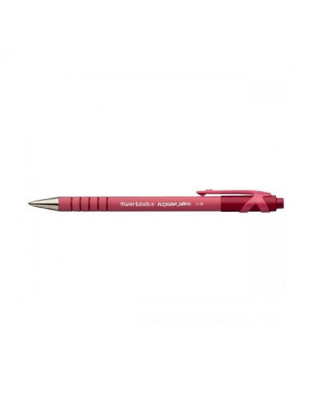 Papermate Flexgrip Ultra Rosso Penna a sfera retrattile a clip Medio 12 pezzo(i)