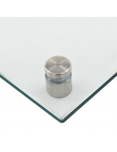 Paraschizzi per Cucina 2 pz Trasparente 80x60cm Vetro Temperato