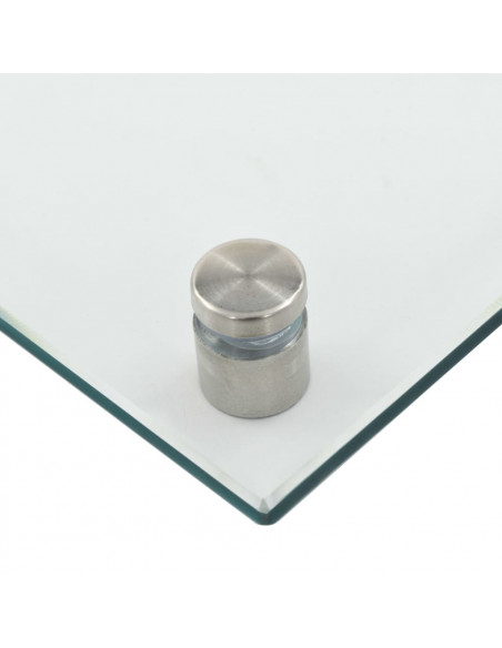 Paraschizzi per Cucina 2 pz Trasparente 80x60cm Vetro Temperato