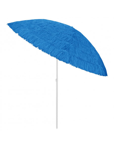 Ombrellone da Spiaggia Hawaii Blu 300 cm