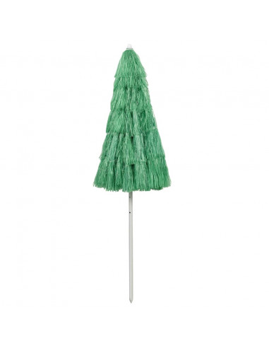 Ombrellone da Spiaggia Hawaii Verde 240 cm