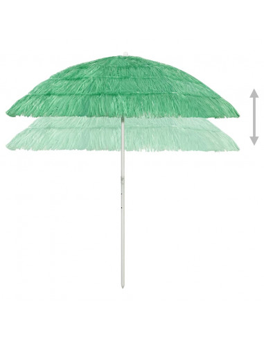 Ombrellone da Spiaggia Hawaii Verde 240 cm