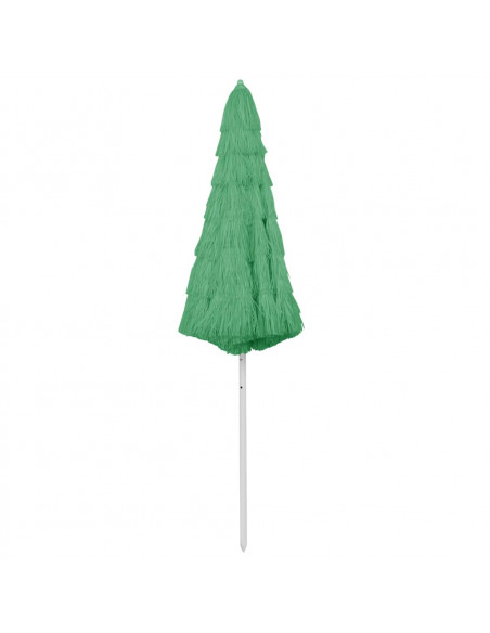 Ombrellone da Spiaggia Hawaii Verde 300 cm