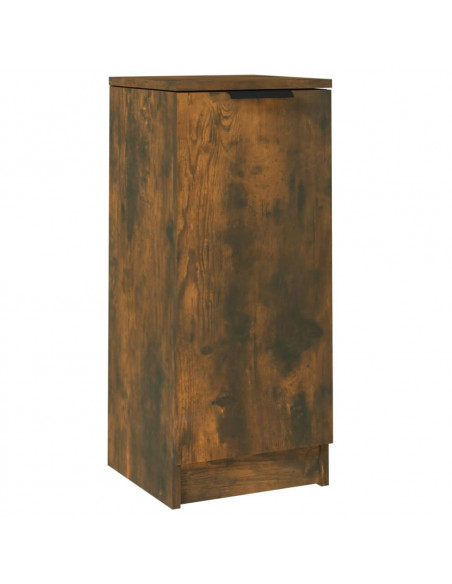 Credenza Rovere Fumo 30x30x70 cm in Legno Multistrato