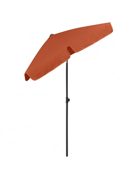 Ombrellone da Spiaggia Terracotta 180x120 cm