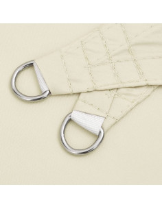 Parasole a Vela Oxford Quadrato 3,6x3,6 m Crema