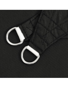 Parasole a Vela Oxford Rettangolare 2,5x3 m Nero