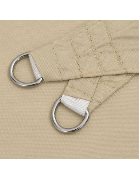 Parasole a Vela Oxford Rettangolare 2,5x4 m Beige