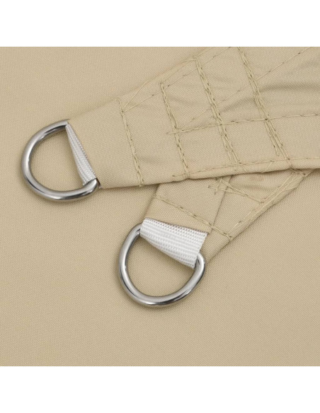 Parasole a Vela Oxford Rettangolare 2x2,5 m Beige