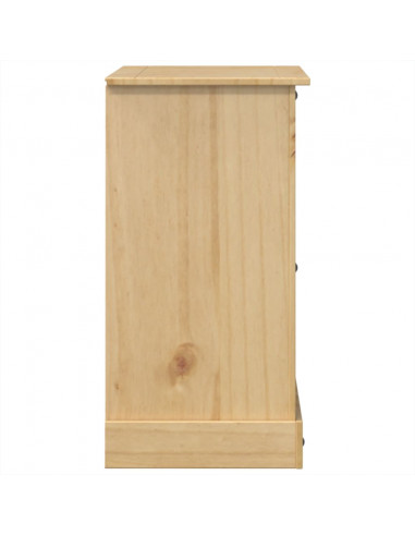 Cassettiera Corona 120x48x91 cm in Legno Massello di Pino