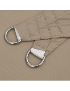 Parasole a Vela Oxford Rettangolare 2x3,5 m Grigio Talpa