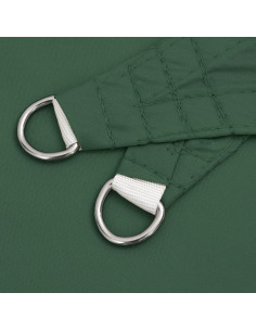 Parasole a Vela Oxford Rettangolare 2x4,5 m Verde Scuro