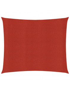 Vela Parasole 160 g/m² Rossa 4,5x4,5 m in HDPE 2