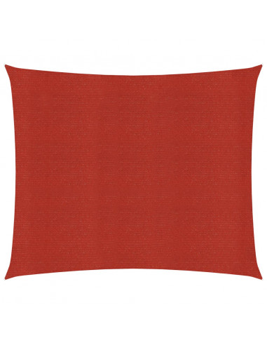 Vela Parasole 160 g/m² Rossa 4,5x4,5 m in HDPE