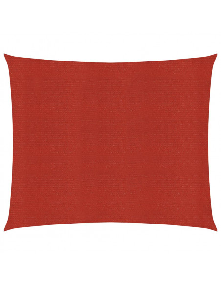 Vela Parasole 160 g/m² Rossa 4,5x4,5 m in HDPE