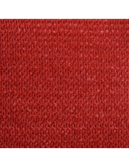 Vela Parasole 160 g/m² Rossa 4x4x5,8 m in HDPE