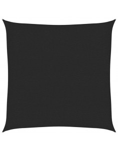 Vela Parasole 160 g/m² Nera 3,6x3,6 m in HDPE 2