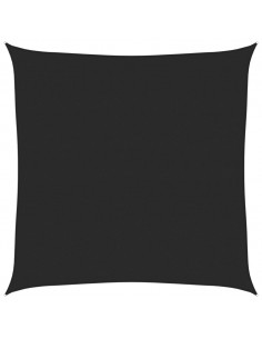 Vela Parasole 160 g/m² Nera 4,5x4,5 m in HDPE 2