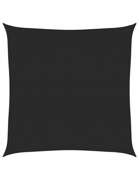 Vela Parasole 160 g/m² Nera 4,5x4,5 m in HDPE