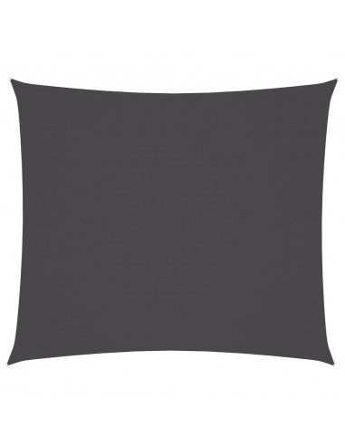 Parasole a Vela Oxford Rettangolare 2x2,5 m Antracite
