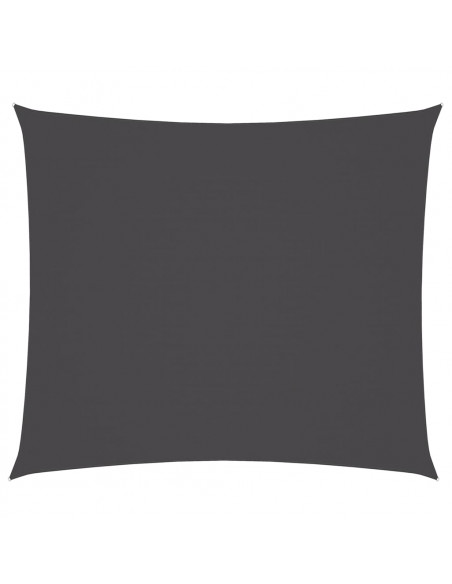 Parasole a Vela Oxford Rettangolare 2x2,5 m Antracite