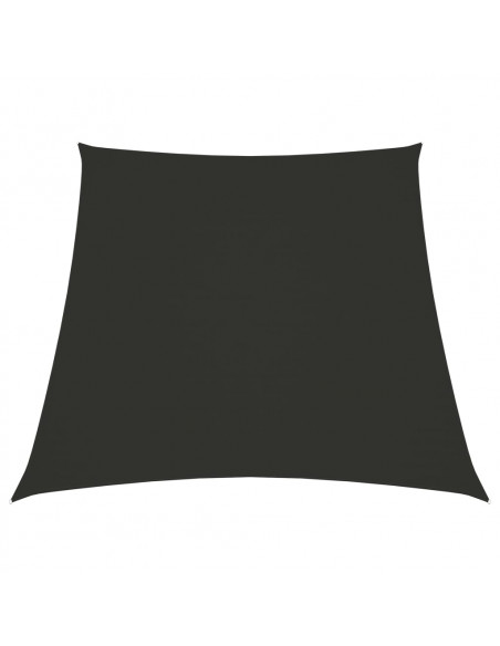 Parasole a Vela in Tela Oxford a Trapezio 2/4x3 m Antracite