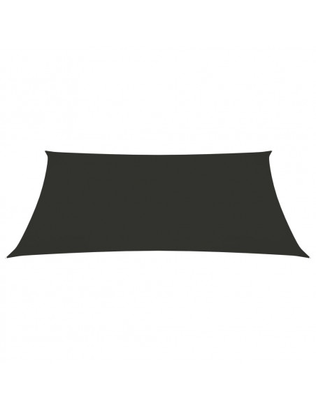 Parasole a Vela in Tela Oxford a Trapezio 2/4x3 m Antracite