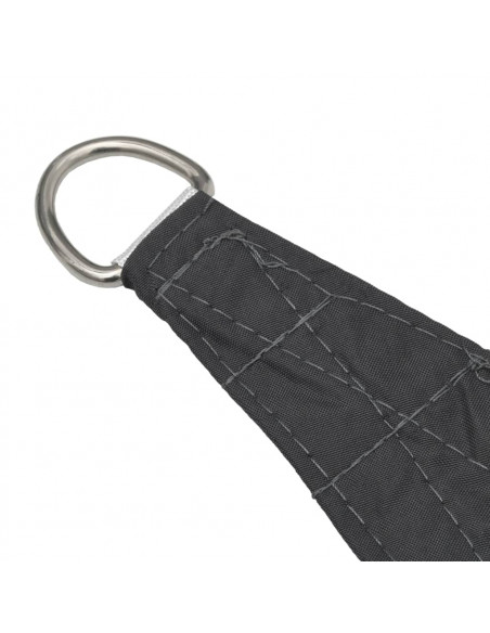 Parasole a Vela in Tela Oxford a Trapezio 2/4x3 m Antracite