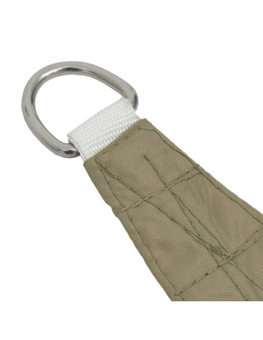 Parasole a Vela in Tela Oxford a Trapezio 2/4x3 m Beige