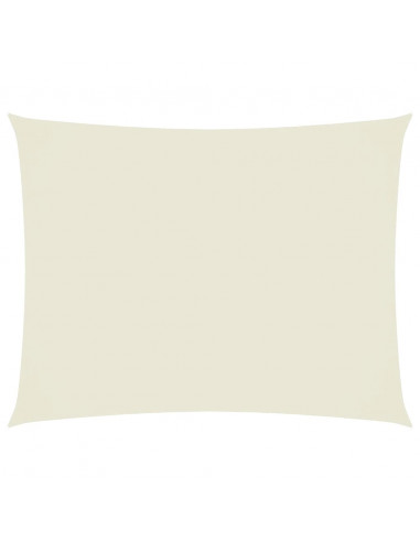 Parasole a Vela Oxford Rettangolare 2,5x3,5 m Crema