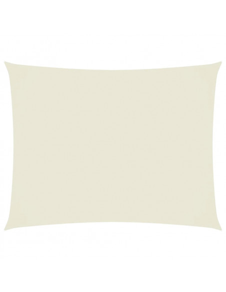 Parasole a Vela Oxford Rettangolare 2,5x3,5 m Crema