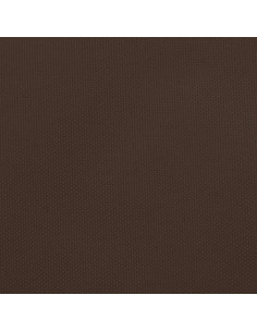 Parasole a Vela in Tela Oxford a Trapezio 3/5x4 m Marrone 2