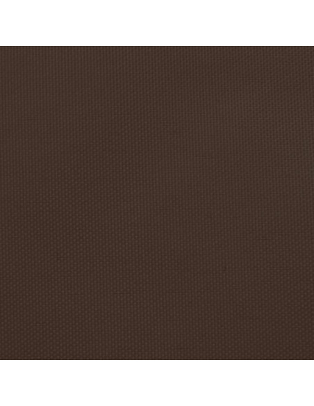 Parasole a Vela in Tela Oxford a Trapezio 3/5x4 m Marrone