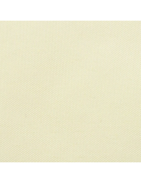 Parasole a Vela in Tessuto Oxford a Trapezio 3/4x3m Crema
