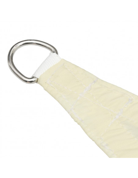 Parasole a Vela in Tessuto Oxford a Trapezio 3/4x3m Crema