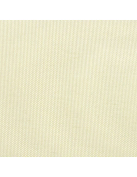 Parasole a Vela in Tela Oxford a Trapezio 3/5x4 m Crema
