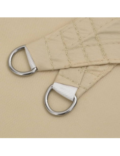 Parasole a Vela Oxford Rettangolare 3x6 m Beige