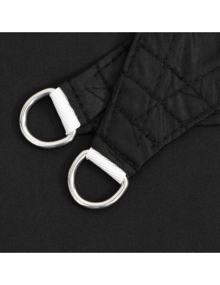 Parasole a Vela Oxford Rettangolare 4x5 m Nero