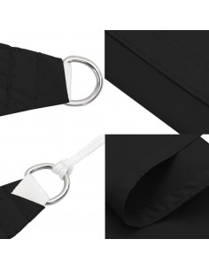 Parasole a Vela Oxford Triangolare 3x4x5 m Nero