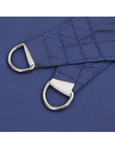 Parasole a Vela Oxford Triangolare 4x4x4 m Blu