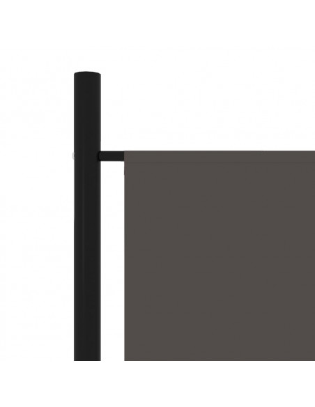 Paravento a 3 Pannelli Antracite 150x180 cm