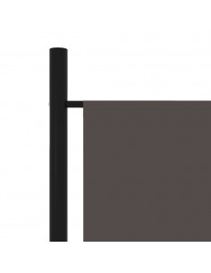 Paravento a 5 Pannelli Antracite 250x180 cm