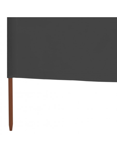 Paravento a 5 Pannelli in Tessuto 600x160 cm Antracite