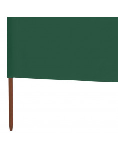 Paravento a 5 Pannelli in Tessuto 600x80 cm Verde